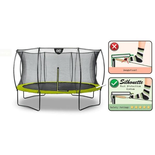 EXIT TOYS EXIT Silhouette Trampoline ø366cm - Groen 4 EXIT TOYS EXIT Silhouette Trampoline ø366cm - Groen - Afbeelding 2