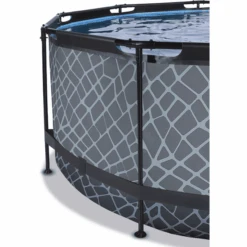 EXIT TOYS EXIT Stone Pool ø360x122cm Met Zandfilterpomp, Grijs 9 EXIT TOYS EXIT Stone Pool ø360x122cm Met Zandfilterpomp, Grijs -Pink or blue exit stone pool o360x122cm met zandfilterpomp grijs a294609 2