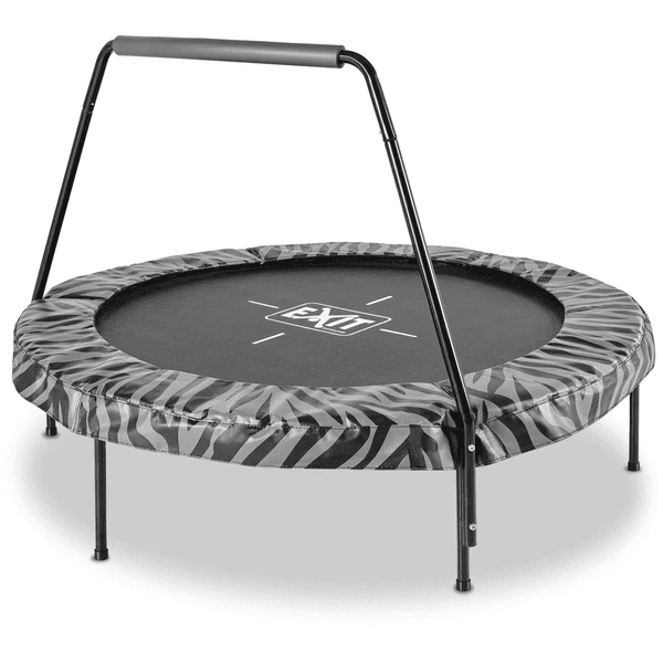 EXIT TOYS EXIT Tiggy Junior Trampoline Met Handvat ø140 Cm, Zwart/grijs 3 EXIT TOYS EXIT Tiggy Junior Trampoline Met Handvat ø140 Cm, Zwart/grijs