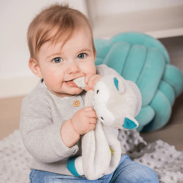 Fehn Aiko & Yuki Knuffeldoekje Kat 4 Fehn Aiko & Yuki Knuffeldoekje Kat - Afbeelding 2