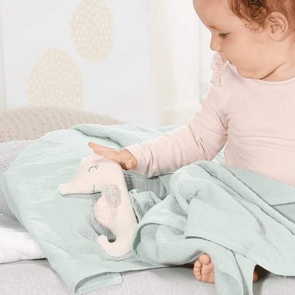 Fehn ® Zeepaardje & Mousseline Doeken 4 Fehn ® Zeepaardje & Mousseline Doeken - Afbeelding 2