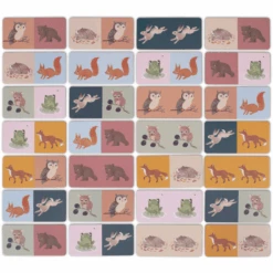 Filibabba Dominospel - Nordic Animal World -Pink or blue filibabba dominospel nordic animal world a383116 2