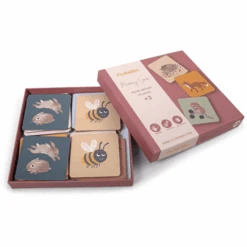 Filibabba Memory Spel - Nordic Animal World -Pink or blue filibabba memory spel nordic animal world a383101 2