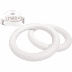 Fitwood ULPU MINI Turnringen, Berken Wit Gewaxt - Witte Bandjes