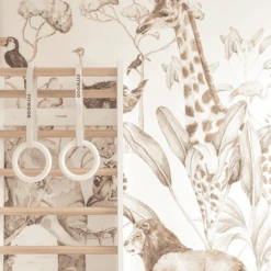 Fitwood ULPU MINI Turnringen, Berken Wit Gewaxt - Zwarte Banden -Pink or blue fitwood ulpu mini turnringen berken wit gewaxt zwarte banden a377289 3