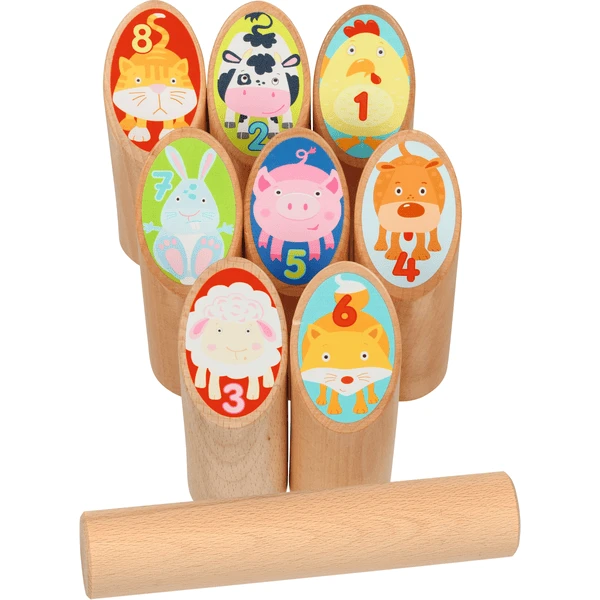 Goki KUBB Spel Voor Beginners Incl. Katoenen Zak 5 Goki KUBB Spel Voor Beginners Incl. Katoenen Zak - Afbeelding 3