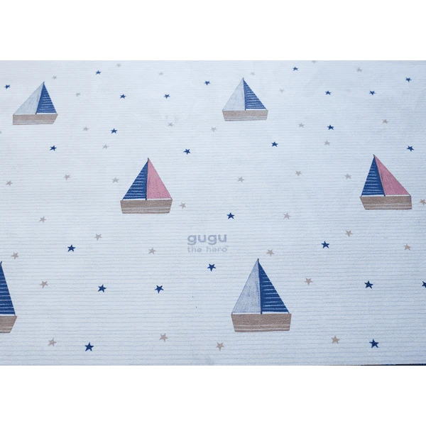Gugu The Hero Natuurrubbermat Little Matroos 118 X 180 Cm 4 Gugu The Hero Natuurrubbermat Little Matroos 118 X 180 Cm - Afbeelding 2