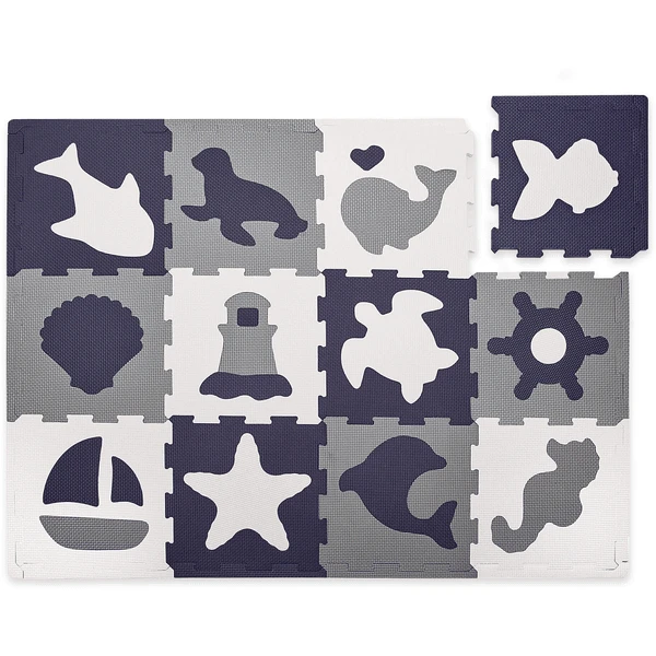 Hakuna Matte Puzzelmat - Zeewereld (120 X 90 Cm) 3 Hakuna Matte Puzzelmat - Zeewereld (120 X 90 Cm)