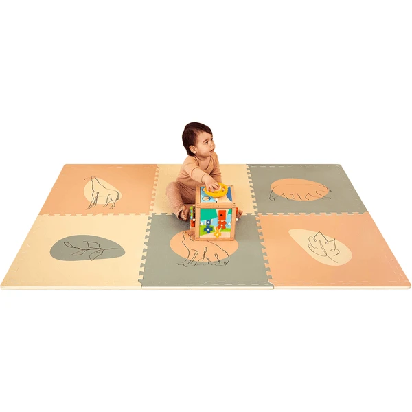Hakuna Matte XXL Puzzelmat Voor Baby's - Jungle Sunset 4 Hakuna Matte XXL Puzzelmat Voor Baby's - Jungle Sunset - Afbeelding 2