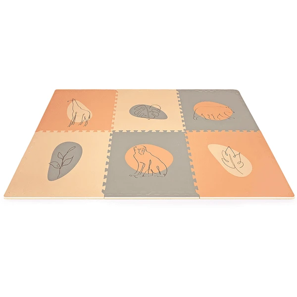 Hakuna Matte XXL Puzzelmat Voor Baby's - Jungle Sunset 6 Hakuna Matte XXL Puzzelmat Voor Baby's - Jungle Sunset - Afbeelding 4