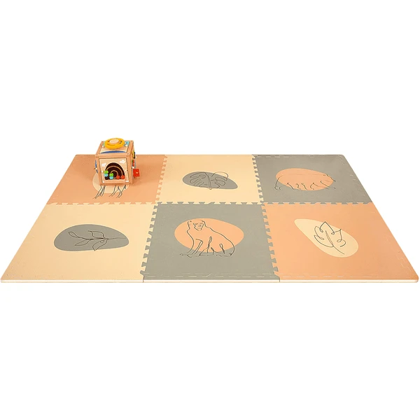 Hakuna Matte XXL Puzzelmat Voor Baby's - Jungle Sunset 7 Hakuna Matte XXL Puzzelmat Voor Baby's - Jungle Sunset - Afbeelding 5