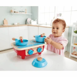 Hape-keukenset Fornuis -Pink or blue hape keukenset fornuis a296381 4