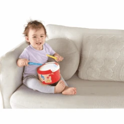 Hape Leren Speeltrommel 11 Hape Leren Speeltrommel -Pink or blue hape leren speeltrommel a314353 4