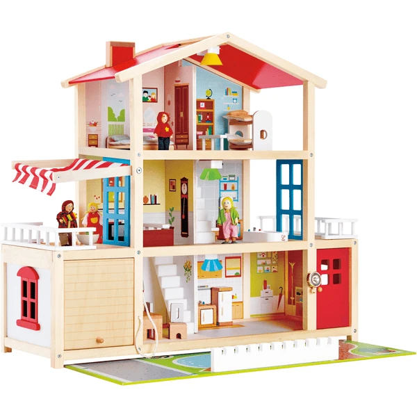 Hape Poppen-Villa E30405 4 Hape Poppen-Villa E30405 - Afbeelding 2