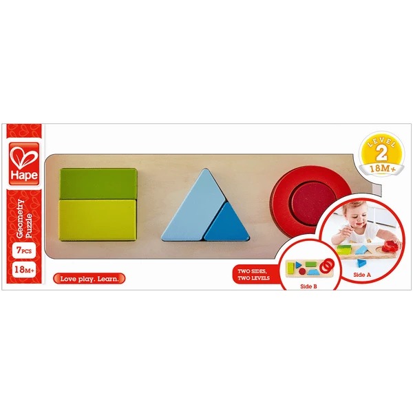 Hape Puzzel Geometrie 3 Hape Puzzel Geometrie