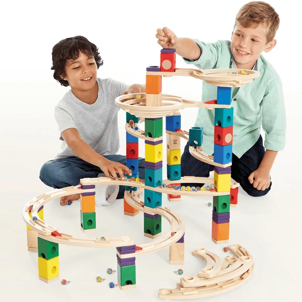 HAPE Quadrilla Knikkerbaan The Cyclone 198-delig 4 HAPE Quadrilla Knikkerbaan The Cyclone 198-delig - Afbeelding 2