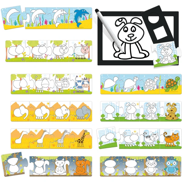 Headu Puzzel Teken School Leren 3 Headu Puzzel Teken School Leren