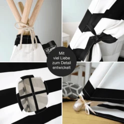 Hej Loenne Kindertent, Zwart En Wit 11 Hej Loenne Kindertent, Zwart En Wit -Pink or blue hej loenne kindertent zwart en wit a364785 4