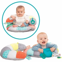 Infantino 2-in-1 Buik- En Zitsteun 10 Infantino 2-in-1 Buik- En Zitsteun -Pink or blue infantino 2 in 1 buik en zitsteun a360649 3