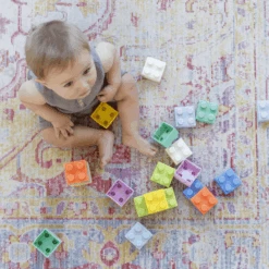 Infantino 25 Zacht Blocks 10 Infantino 25 Zacht Blocks -Pink or blue infantino 25 zacht blocks a360652 3