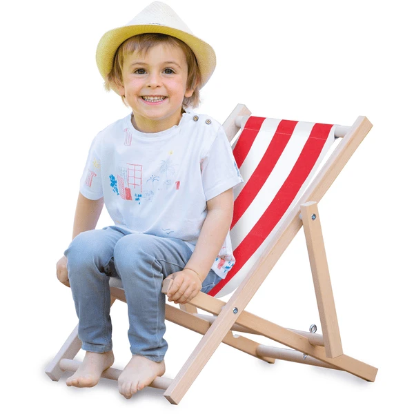 John® Kinderfauteuil Rood/wit 6 John® Kinderfauteuil Rood/wit - Afbeelding 4