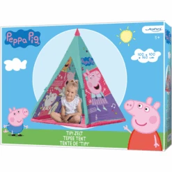 John® Tipi Tent Peppa Pig 9 John® Tipi Tent Peppa Pig -Pink or blue john tipi tent peppa pig a306558 2