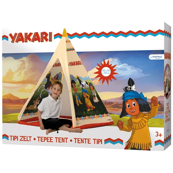 JOHN Tipi Zelt Yakari 78607 4 JOHN Tipi Zelt Yakari 78607 - Afbeelding 2