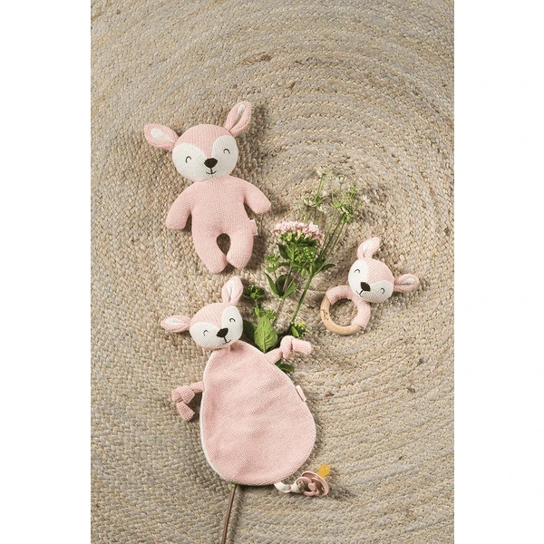 Jollein Knuffel Deer Pale Pink 6 Jollein Knuffel Deer Pale Pink - Afbeelding 4
