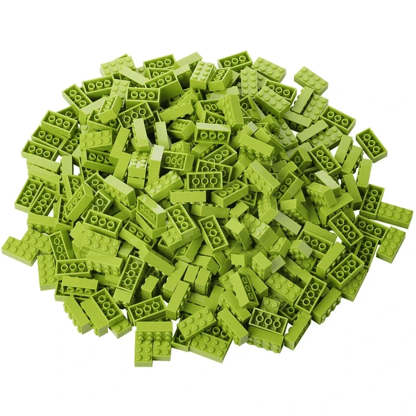 Katara Bouwstenen - 520 Stuks Met Doos En Grondplaat, Lichtgroen 5 Katara Bouwstenen - 520 Stuks Met Doos En Grondplaat, Lichtgroen - Afbeelding 3