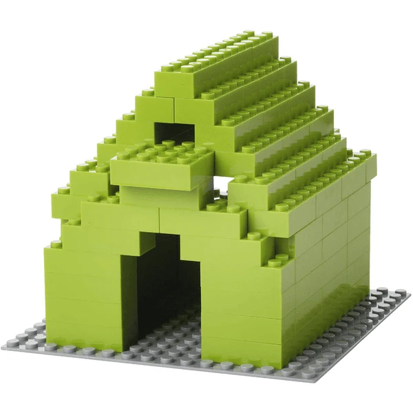 Katara Bouwstenen - 520 Stuks Met Doos En Grondplaat, Lichtgroen 7 Katara Bouwstenen - 520 Stuks Met Doos En Grondplaat, Lichtgroen - Afbeelding 5