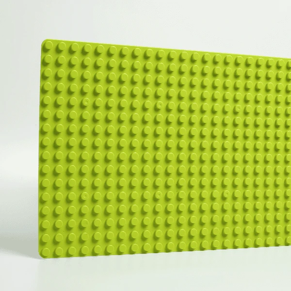 Katara Grote Basisbouwplaat Met Noppen 51x26 Cm, Lichtgroen 5 Katara Grote Basisbouwplaat Met Noppen 51x26 Cm, Lichtgroen - Afbeelding 3