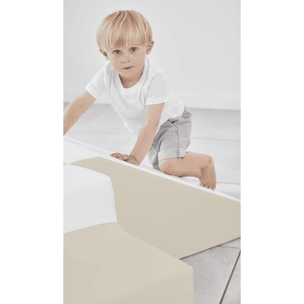 KIDKII Trap En Glijbaan Kunstleer Crème 5 KIDKII Trap En Glijbaan Kunstleer Crème - Afbeelding 3