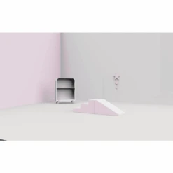 KIDKII Trap En Glijbaan Kunstleer Oud Roze -Pink or blue kidkii trap en glijbaan kunstleer oud roze a375367 3