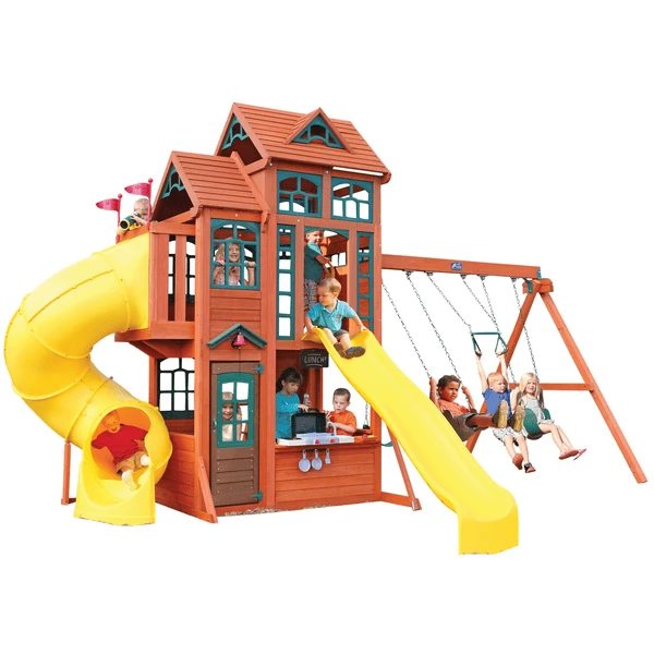 Kidkraft® Canyon Ridge Klimrek / Schommelset 4 Kidkraft® Canyon Ridge Klimrek / Schommelset - Afbeelding 2