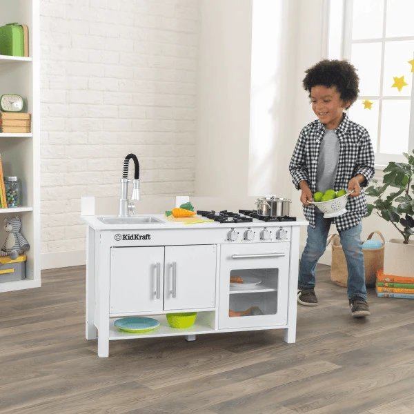 Kidkraft® Houten Kinderkeuken Little Cook's Work Station 4 Kidkraft® Houten Kinderkeuken Little Cook's Work Station - Afbeelding 2