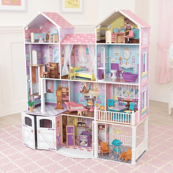 Kidkraft® Poppenhuis Country Houten Poppenhuis 4 Kidkraft® Poppenhuis Country Houten Poppenhuis - Afbeelding 2