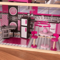 KidKraft® Poppenhuis Glitter Poppen-villa 11 KidKraft® Poppenhuis Glitter Poppen-villa -Pink or blue kidkraft poppenhuis glitter poppen villa a217566 4