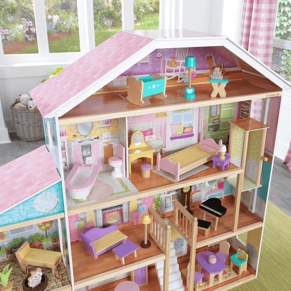 KidKraft Poppenhuis Grand View Mansion 6 KidKraft Poppenhuis Grand View Mansion - Afbeelding 4