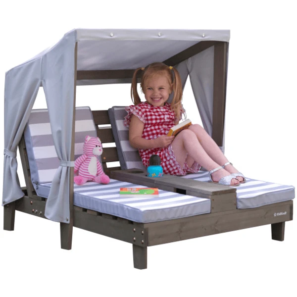 Kidkraft® Tweepersoons Kinderligstoel Met Bekerhouders 4 Kidkraft® Tweepersoons Kinderligstoel Met Bekerhouders - Afbeelding 2