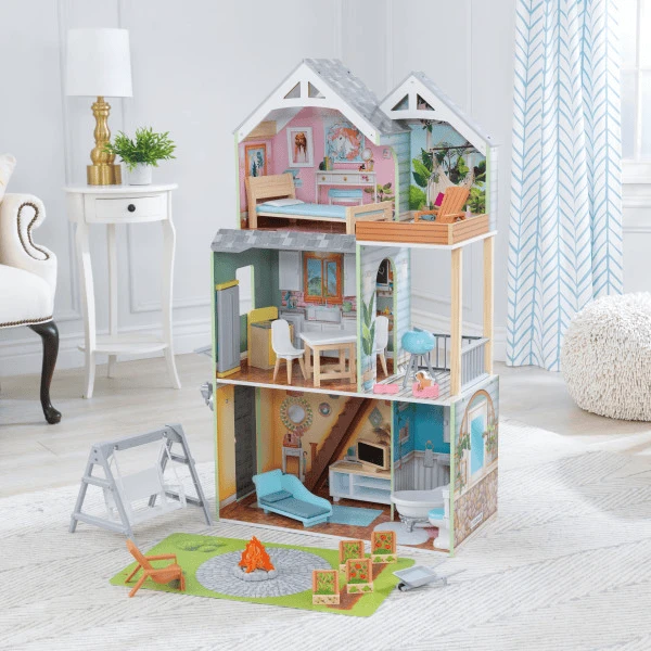Kidkraft®Poppenhuis Hallie 4 Kidkraft®Poppenhuis Hallie - Afbeelding 2