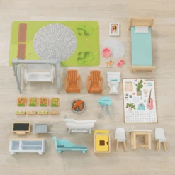 Kidkraft®Poppenhuis Hallie 11 Kidkraft®Poppenhuis Hallie -Pink or blue kidkraftpoppenhuis hallie a278342 4