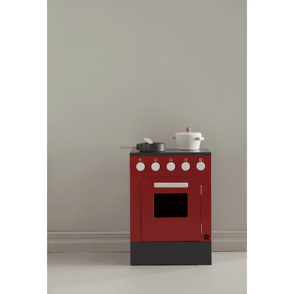 Kids Concept ® Kachel Rood 5 Kids Concept ® Kachel Rood - Afbeelding 3