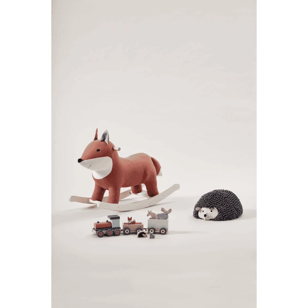 KIDS CONCEPT Schommelpaard Vos, Bruin 6 KIDS CONCEPT Schommelpaard Vos, Bruin - Afbeelding 4