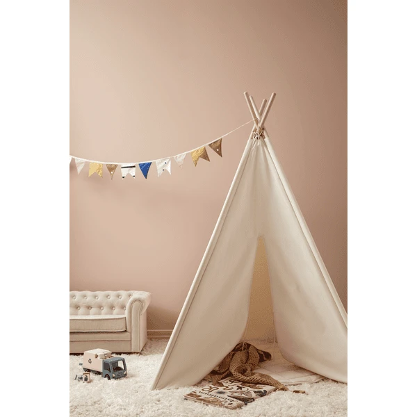 Kids Concept Tipi Tent, Grijs 7 Kids Concept Tipi Tent, Grijs - Afbeelding 5