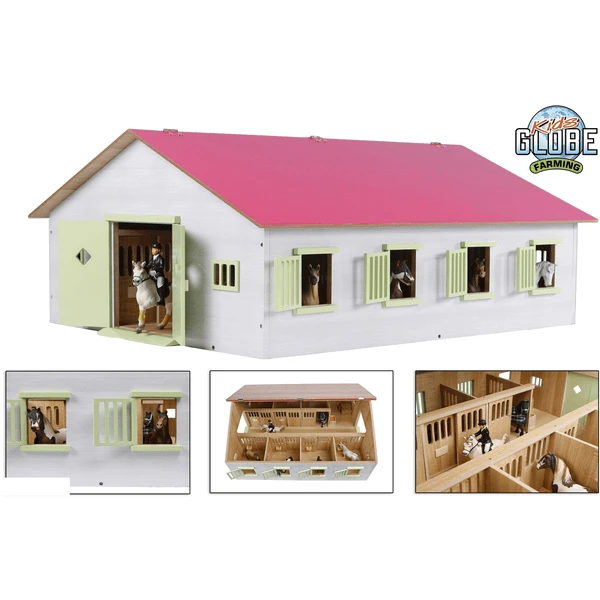 Kids Globe Paardenboerderij, 7 Paardenboxen 4 Kids Globe Paardenboerderij, 7 Paardenboxen - Afbeelding 2