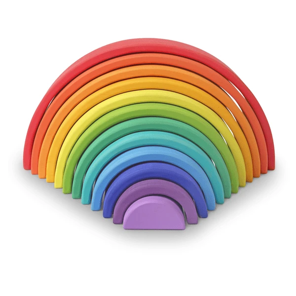 Kinderfeets ® Bogen Regenboog - Stapelbare Houten Bogen 4 Kinderfeets ® Bogen Regenboog - Stapelbare Houten Bogen - Afbeelding 2