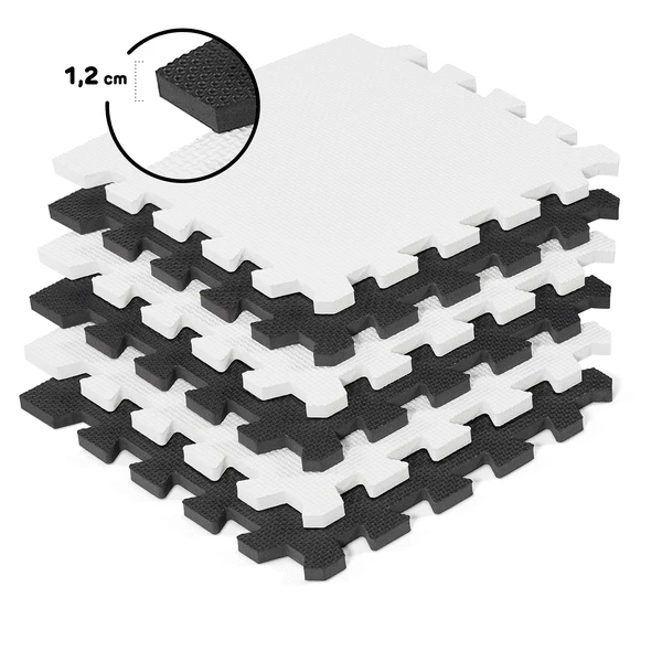 Kinderkraft Luno-schuim Puzzelmat, Zwart 6 Kinderkraft Luno-schuim Puzzelmat, Zwart - Afbeelding 4