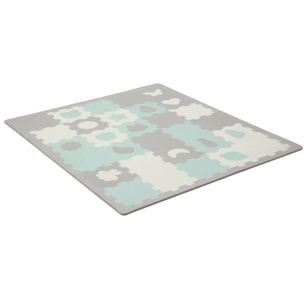 Kinderkraft Kinderrkraft Puzzelmat LUNO SHAPES, Mint 3 Kinderkraft Kinderrkraft Puzzelmat LUNO SHAPES, Mint