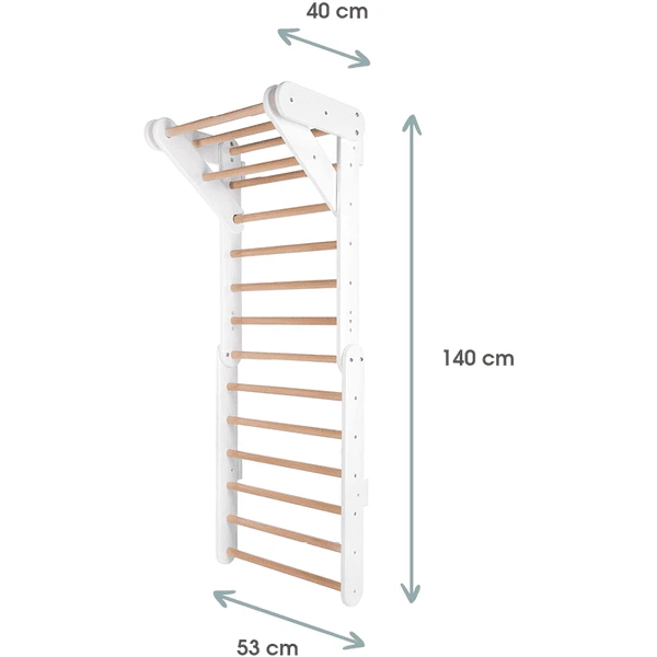 Kindsgard Wandrekken Incl. Zijarm Klatrestik Bi Color 4 Kindsgard Wandrekken Incl. Zijarm Klatrestik Bi Color - Afbeelding 2