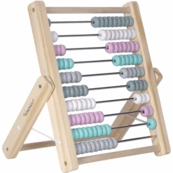 KINDSGUT Abacus Rekenliniaal, Lichtroze -Pink or blue kindsgut abacus rekenliniaal lichtroze a325206 4